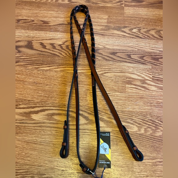 Bobby’s English Tack signature laced reins - Picture 2 of 2